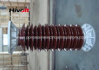 110KV Brown Color Hollow Core Insulator Kinerja Mekanik Yang Sangat Baik