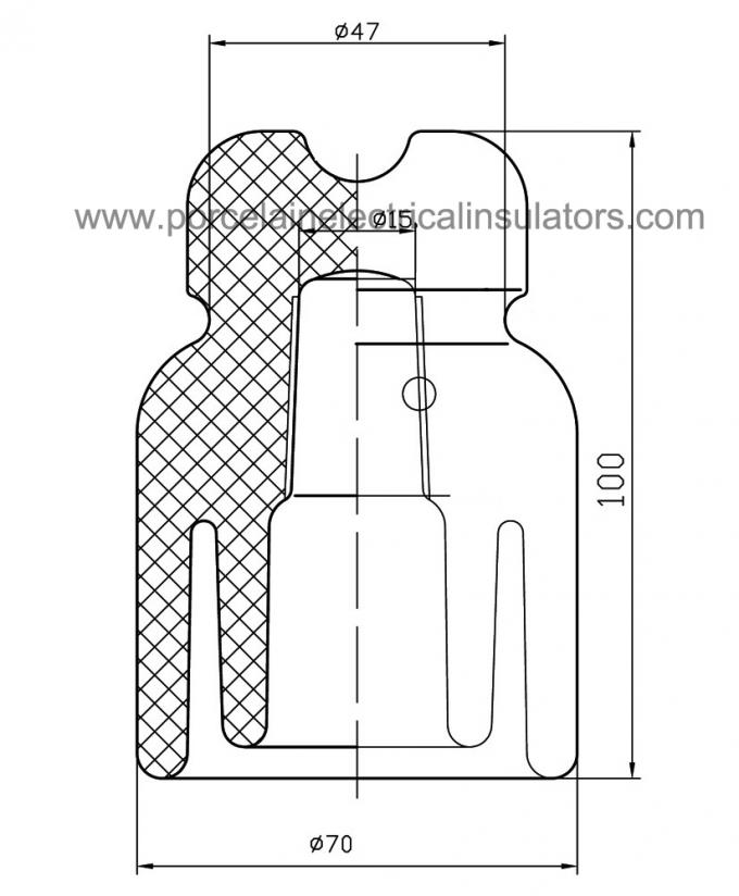 isolator jenis pin porselen ТФ20