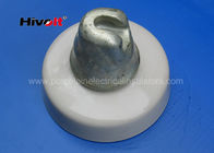 530KN High Voltage Porcelain Insulators Grey Color Untuk 750kV Transmission Lines