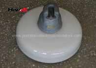 160KN Porcelain Suspension Insulator / Insulator Porselen Putih Dengan Lengan Seng