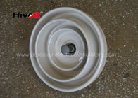 160KN Porcelain Suspension Insulator / Insulator Porselen Putih Dengan Lengan Seng