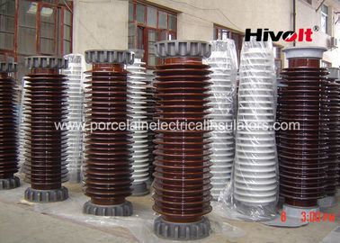 Station Post Insulator Tanpa Konduktor, Line Post Insulator White / Brown / Grey Color