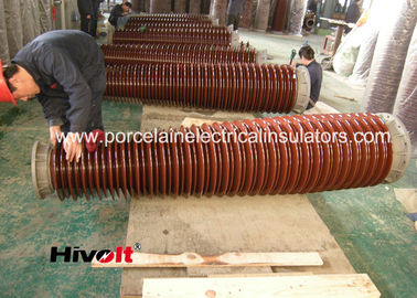 230KV Tegangan Tinggi Hollow Core Insulator OEM / ODM Tersedia