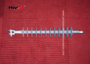 CE / SGS Disetujui Polymer Suspension Insulator Dengan Lidah / Clevis Metal Fittings