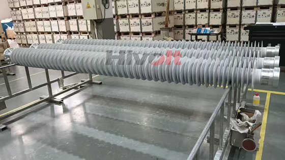 Isolator Pos Stasiun Karet Silikon untuk Transmisi Daya Tegangan Tinggi