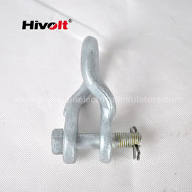 Perangkat Keras Saluran Transmisi Twisted Shackle Baja Tempel UN-120 Dengan Beban Gagal Mekanik 120kN