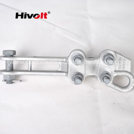 Perangkat Keras Saluran Transmisi Aluminium Hot Line Clamp Dengan Baut Dan Mur Baja Galvanis