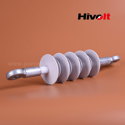 24kv 70kn Komposit Insulator Batang Panjang Dengan Perangkat Keras Koneksi Mata Ke Mata