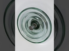 Zinc Sleeve Tersedia Insulator Kaca Kekerasan Dengan Ball / Socket Connect Way