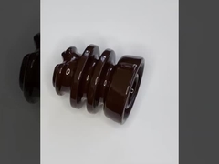 ANSI Standard 55-4 Pin Type Insulator Warna coklat dengan glaze bebas radio