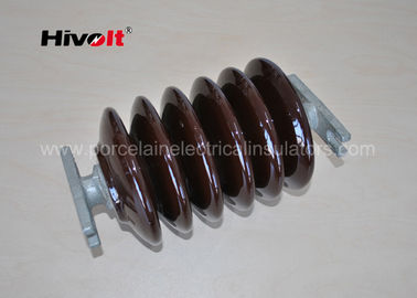 P70 Brown Color Porcelain switch Insulator Untuk Sakelar