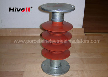 35kV Silicone Karet Station Post Insulator Warna Merah Untuk Beralih Bagian