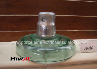 HIVOLT Light Green Color Dikeraskan Glass Insulator Untuk Jalur Transmisi